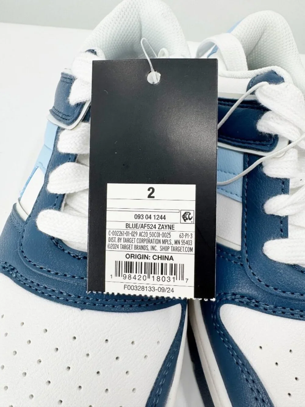NEW art class Kids' Zayne Court Sneakers - Blue - Size 2